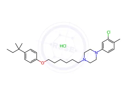 Chemical structure of Teroxalene hydrochloride