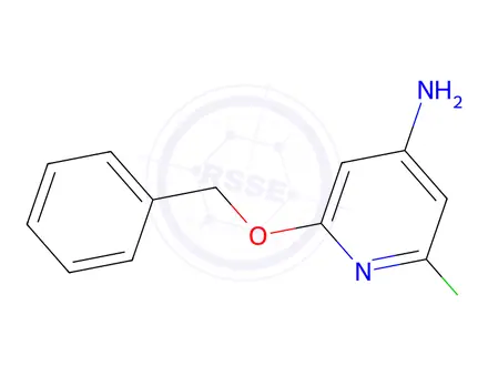 Chemical structure of 2-(benzyloxy)-6-chloropyridin-4-amine