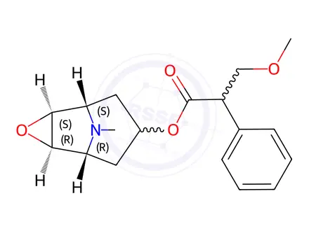 Chemical structure of O-Methylscopolamine