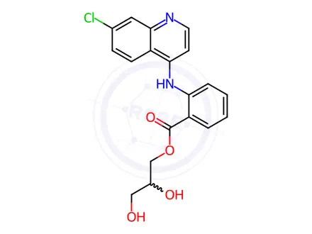 Chemical structure of Glafenine