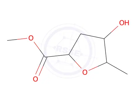 Chemical structure of Hexonic acid, 2,5-anhydro-3,6-dideoxy-, methyl ester (9CI)