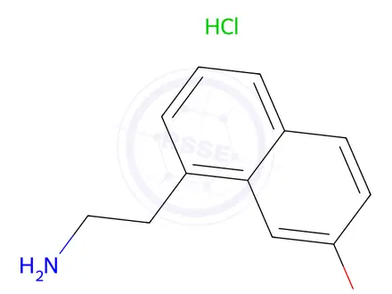 Chemical structure of 8-(2-Aminoethyl)naphthalen-2-ol Hydrochloride