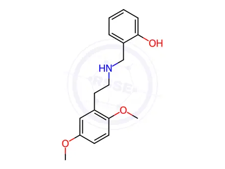 Chemical structure of 2-​[[[2-​(2,​5-​Dimethoxyphenyl)​ethyl]​amino]​methyl]​-phenol