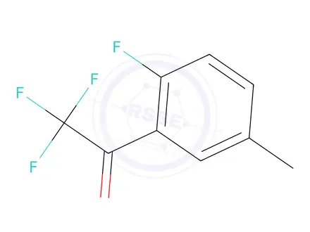 Chemical structure of 2,2,2-Trifluoro-1-(2-fluoro-5-methylphenyl)ethan-1-one