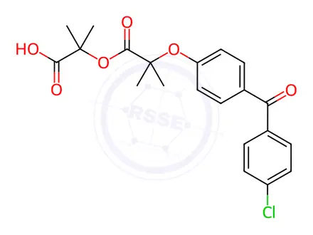 Chemical structure of Fenofibrate Impurity 62