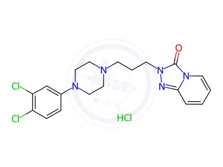 Chemical structure of Trazodone EP Impurity J (Hydrochloride)
