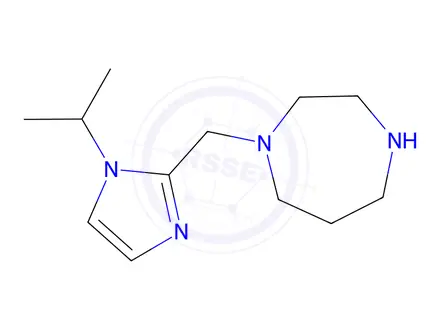 Chemical structure of 1-{[1-(propan-2-yl)-1H-imidazol-2-yl]methyl}-1,4-diazepane