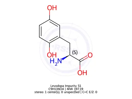 Chemical structure of Levodopa Impurity 51
