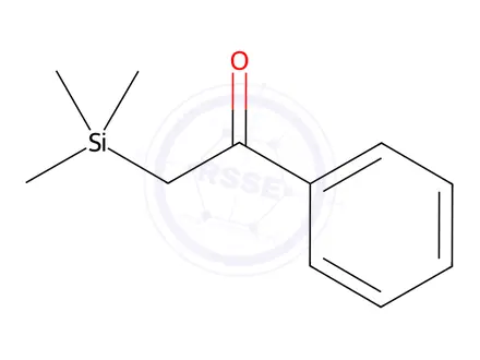 Chemical structure of Ethanone, 1-phenyl-2-(trimethylsilyl)-