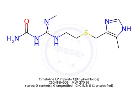 Chemical structure of Cimetidine EP Impurity C