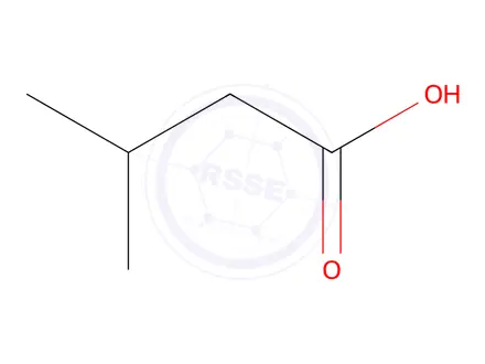 Chemical structure of Isovaleric acid