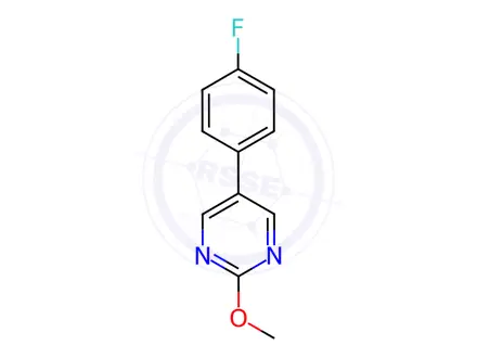 Chemical structure of 5-(4-Fluorophenyl)-2-methoxypyrimidine