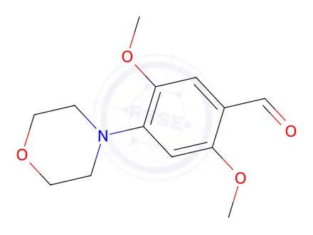 Chemical structure of 2,5-DIMETHOXY-4-MORPHOLIN-4-YL-BENZALDEHYDE