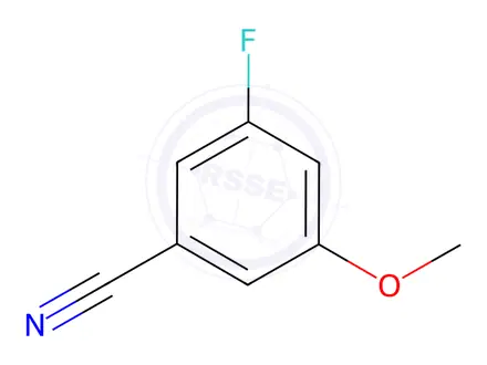 Chemical structure of 3-Fluoro-5-methoxybenzonitrile