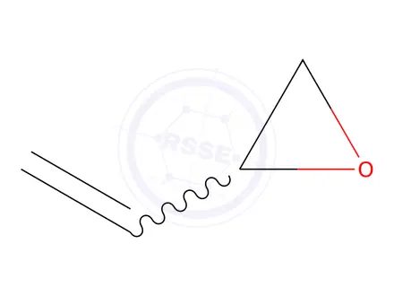 Chemical structure of Butadiene Monoxide