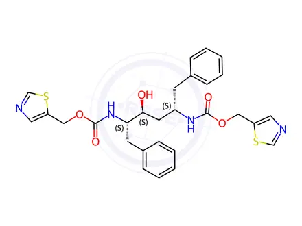 Chemical structure of Ritonavir EP Impurity D