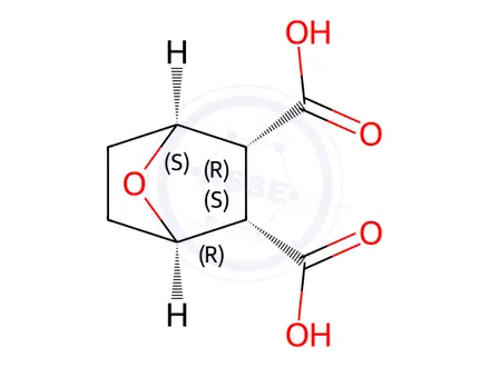 Chemical structure of Endothal in methanol