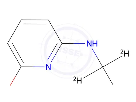Chemical structure of 6-methoxy-N-(methyl-d3)pyridin-2-amine