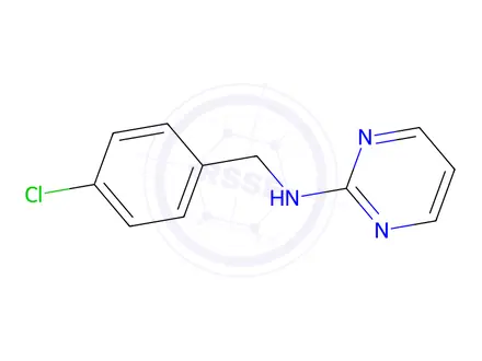 Chemical structure of N-(4-Chlorobenzyl)pyrimidin-2-amine