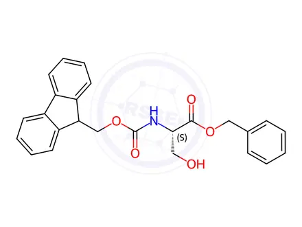 Chemical structure of Fmoc-L-Ser-Obzl