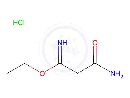 Chemical structure of Ethyl 3-Amino-3-oxopropanimidate Hydrochloride