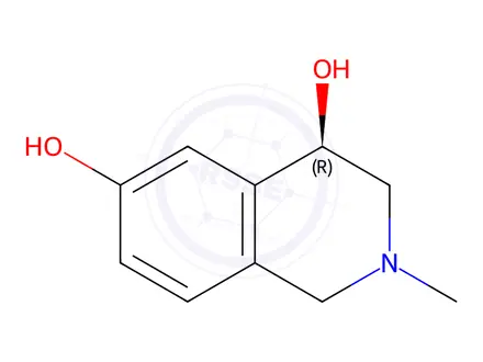 Chemical structure of (R)-2-Methyl-1,2,3,4-tetrahydroisoquinoline-4,6-diol