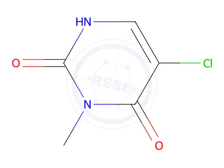 Chemical structure of 5-Chloro-3-methylpyrimidine-2,4(1H,3H)-dione