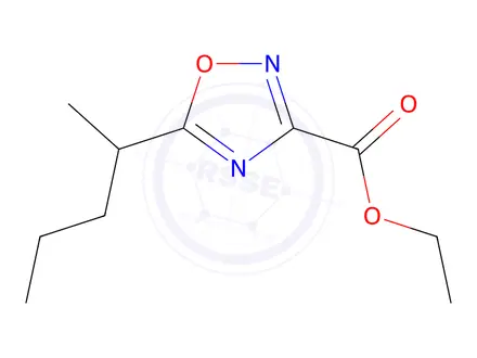 Chemical structure of Ethyl 5-(pentan-2-yl)-1,2,4-oxadiazole-3-carboxylate
