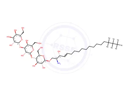 Chemical structure of Lyso iGB3-d7 (synthetic)