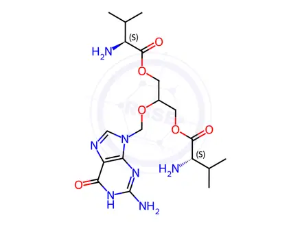 Chemical structure of Valganciclovir EP Impurity F