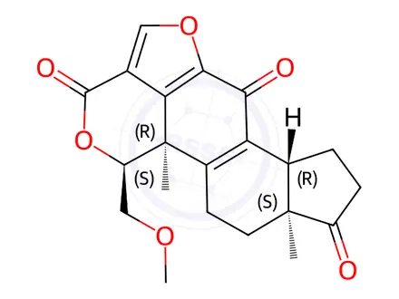 Chemical structure of Wortmannin Impurity 93