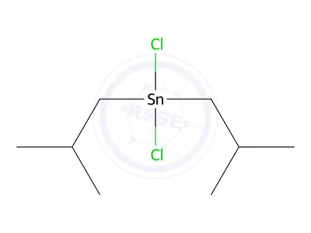 Chemical structure of DI-ISO-BUTYLTIN DICHLORIDE