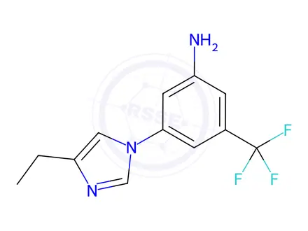 Chemical structure of Nilotinib Impurity 114