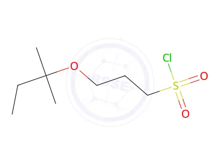 Chemical structure of 3-(Tert-pentyloxy)propane-1-sulfonyl chloride