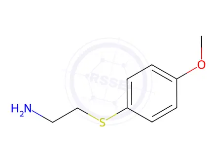 Chemical structure of 2-[(4-methoxyphenyl)thio]ethanamine