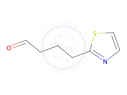 Chemical structure of 4-(Thiazol-2-yl)butanal
