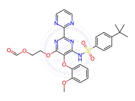 Chemical structure of Bosentan Formate