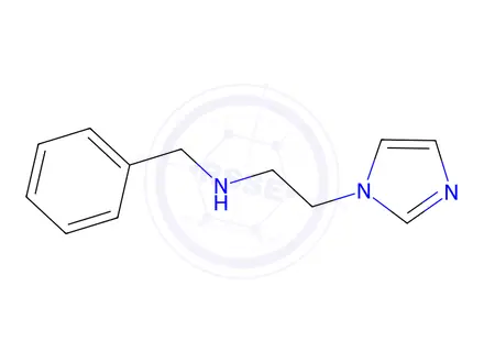 Chemical structure of N-Benzyl-2-(1H-imidazol-1-yl)ethanamine