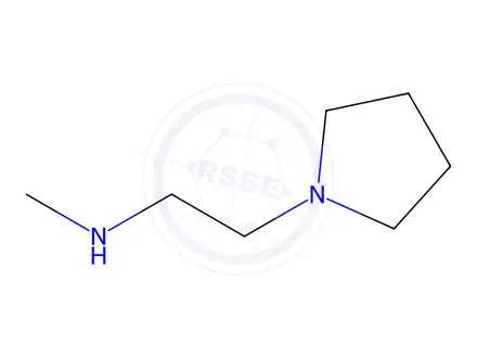 Chemical structure of N-Methyl-2-pyrrolidin-1-ylethanamine dihydrochloride