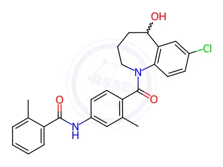 Chemical structure of Tolvaptan