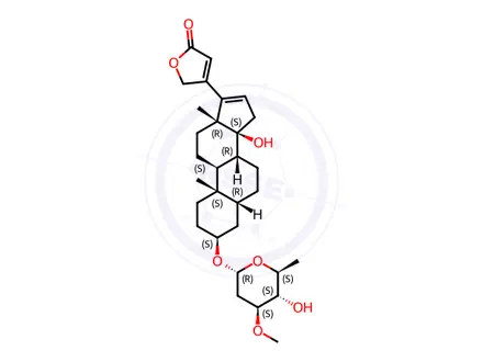Chemical structure of Oleandrin Impurity 1