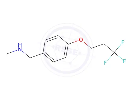 Chemical structure of N-methyl-1-(4-(3,3,3-trifluoropropoxy)phenyl)methanamine