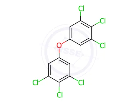 Chemical structure of 1,1'-OXYBIS[3,4,5-TRICHLORO-]BENZENE