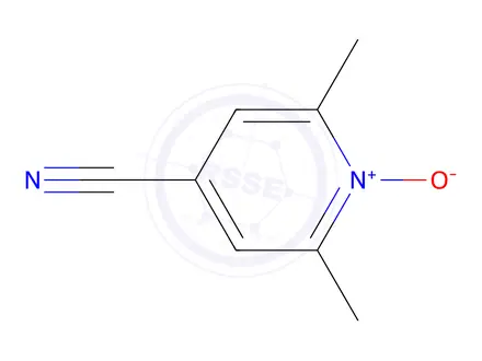 Chemical structure of 4-Cyano-2,6-dimethylpyridine 1-oxide