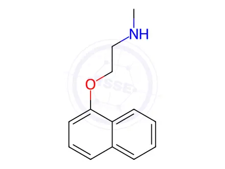 Chemical structure of N-Methyl-2-naphthalen-1-yloxyethanamine
