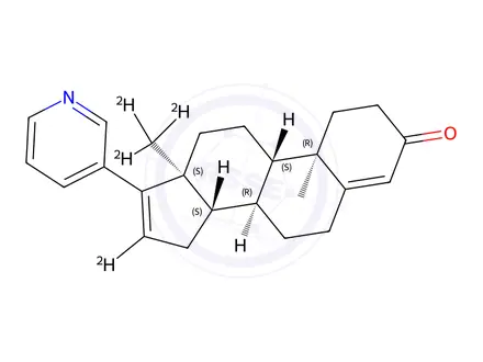 Chemical structure of 17-(3-Pyridinyl)-androsta-4,16-dien-3-one-d4