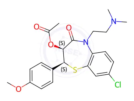 Chemical structure of Clentiazem