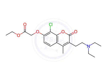 Chemical structure of Cloricromene