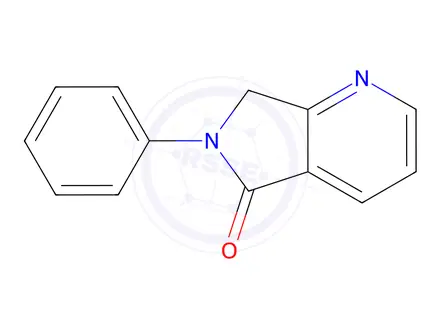 Chemical structure of 6-Phenyl-6,7-dihydro-5H-pyrrolo[3,4-b]pyridin-5-one