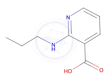 Chemical structure of 2-(Propylamino)nicotinic acid